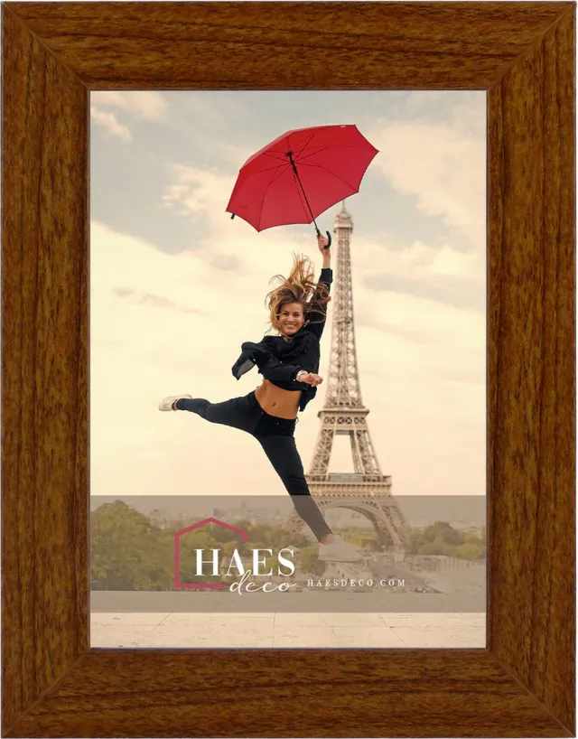 HAES deco Houten fotolijst Paris rustiek bruin voor 1 foto formaat 13x18 -SP001138
