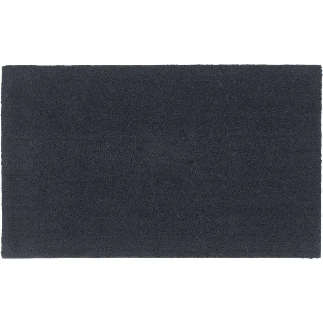 vidaXL Deurmat 90x150 cm getufte kokosvezel donkergrijs grijs