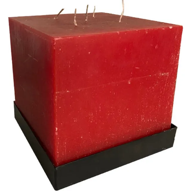 L28 Mammoetkaars rood vierkant 300/200/200 mm