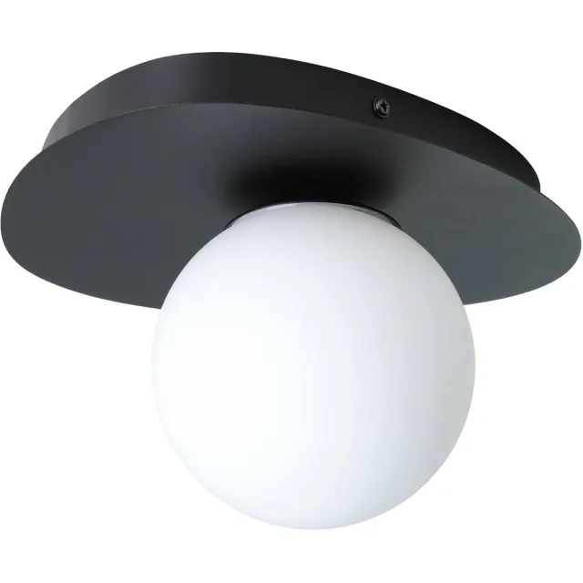 Eglo Castrovido Plafondlamp - Badkamer - G9 - 23.5 cm - Zwart/Wit
