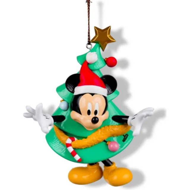Disney License Orn.plc mickey kerstboom l9cm Zwart