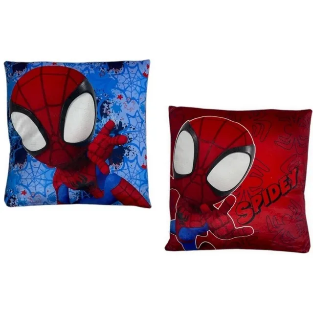 Marvel Spidey Marvel - Spidey & Friends - Sierkussen - Kussen - Gevuld - 38x38Cm - 2 Zijdig Multi