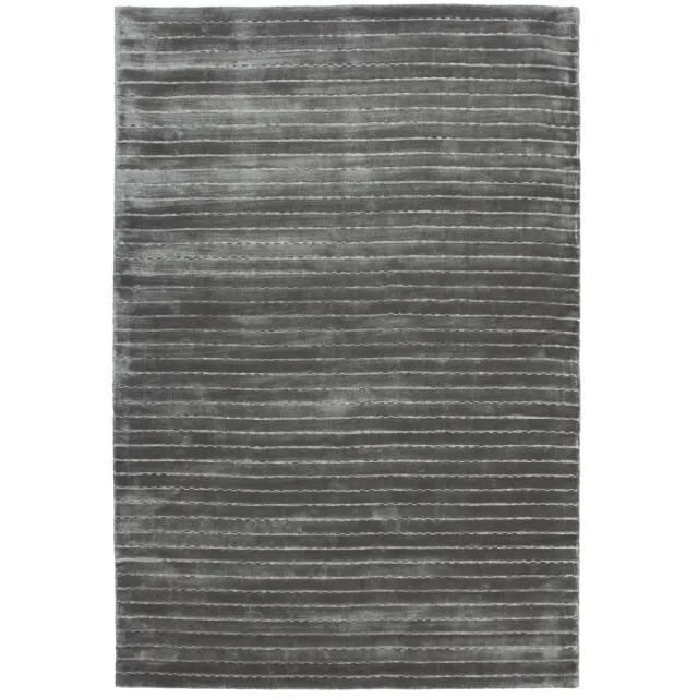Dutch XXL Wollen Vloerkleed | Tapijt | Prime | Lijnen | Zilver/Multi | 80x150 cm Zilver / Multi