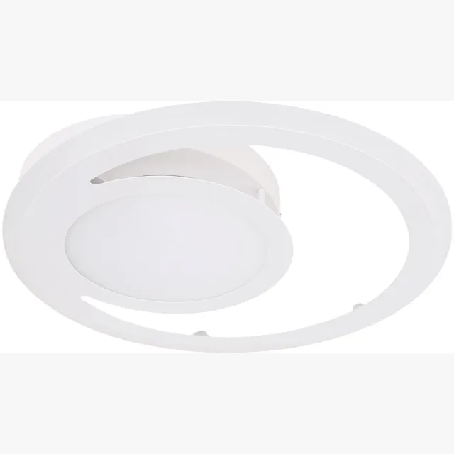 Globo LED plafondlamp woonkamer ringverlichting hallamp wit Globo 67120-40D