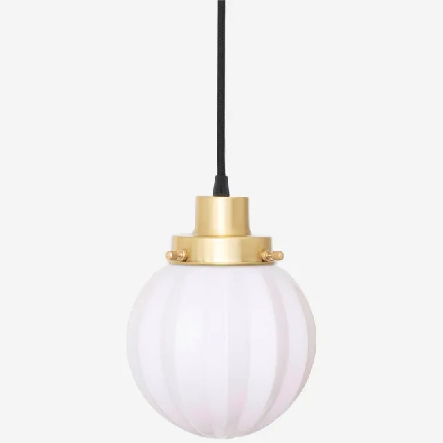 Coloured by Art Hanglamp aan snoer Carambola Blush 20's Messing - Art Deco Trade Zachtroze