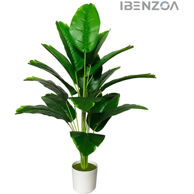 Ibenzoa Kunstplant - Realistisch - 80 cm - Groen - Kunststof
