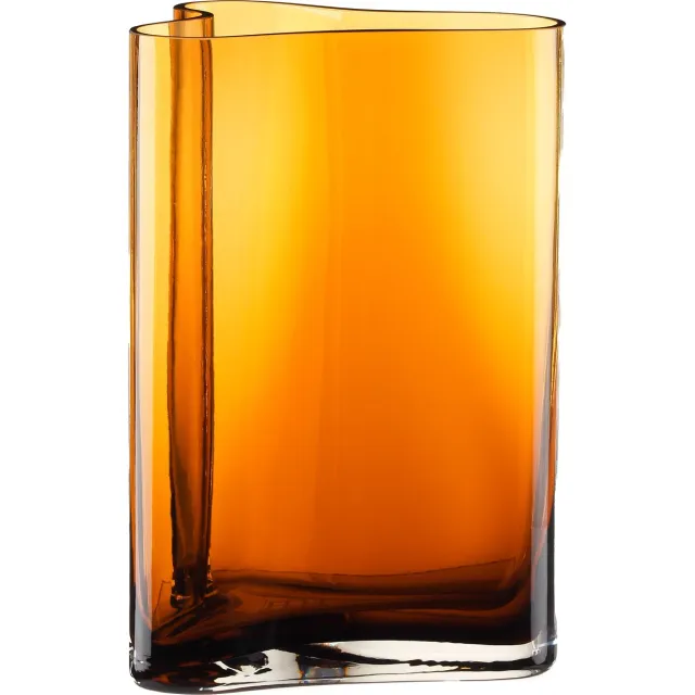 Element Accessories Hoge vaas met modern design geïnspireerd op CORAL + Aalto, COR30AM amber