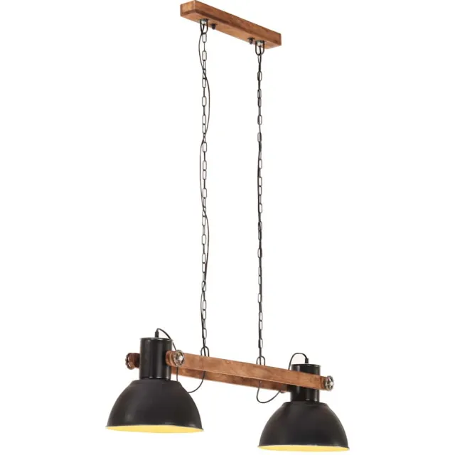 vidaXL Hanglamp industrieel 25 W E27 109 cm zwart