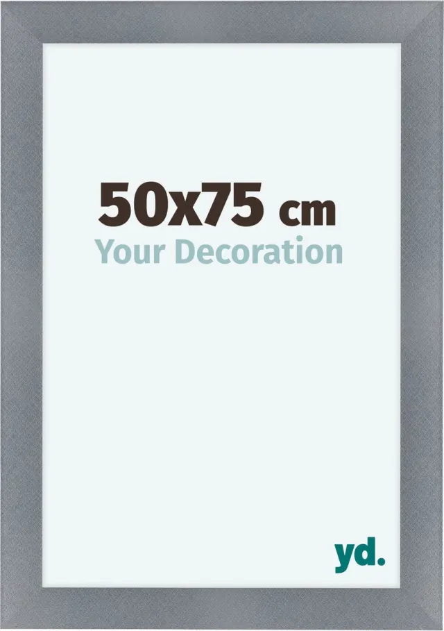yd. Your Decoration - Fotolijst 50x75 cm - MDF - Aluminium Geborsteld - Como