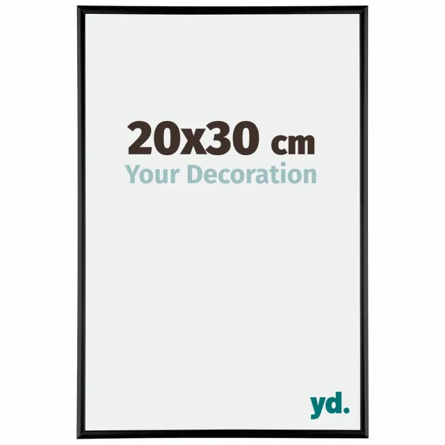 yd. Your Decoration - Fotolijst 20x30 cm - Aluminium - Zwart Hoogglans - Kent