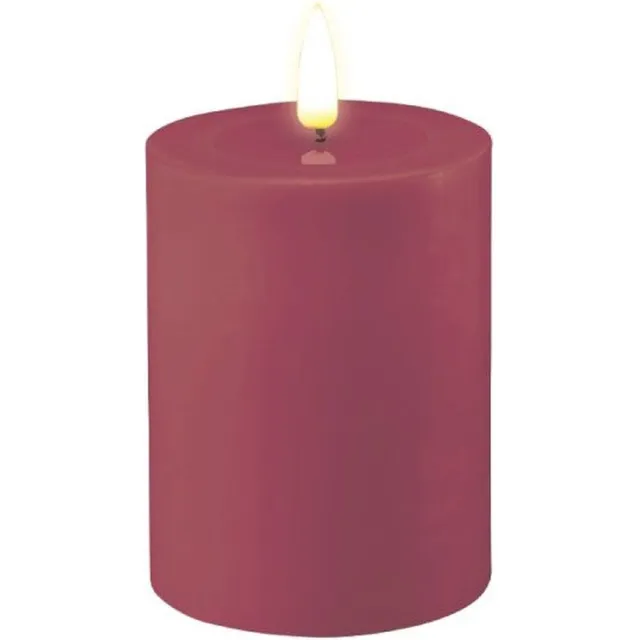 Deluxe Homeart Led Kaars Magenta 7,5 x 10 cm