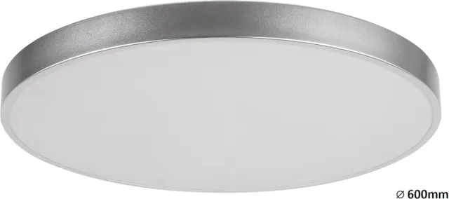 Rabalux Plafondlamp Tesia, ind. Ceil.LED 60W - Zilwer Zilver