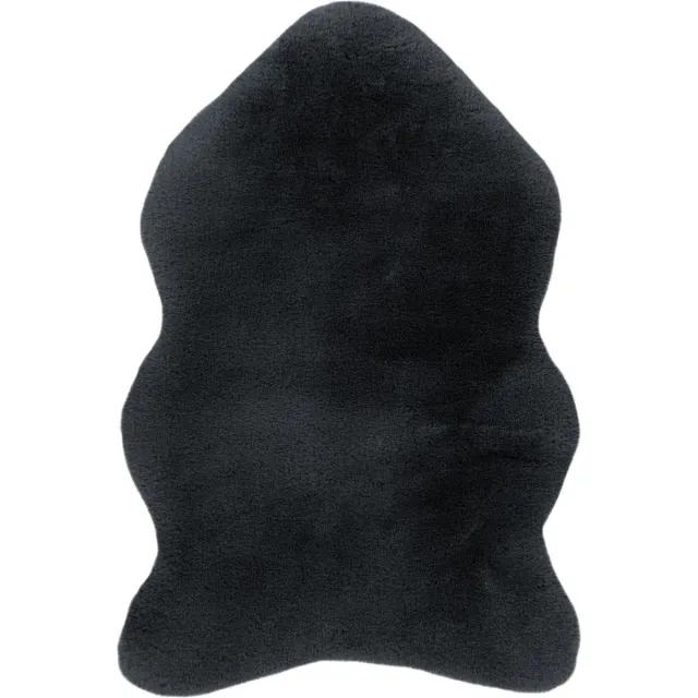 Lalee Heaven Shape - vloerkleed - Superzacht - Hoogpolig - schapenvacht - Imitatievacht - Fluffy Vacht - 60x90 cm antraciet