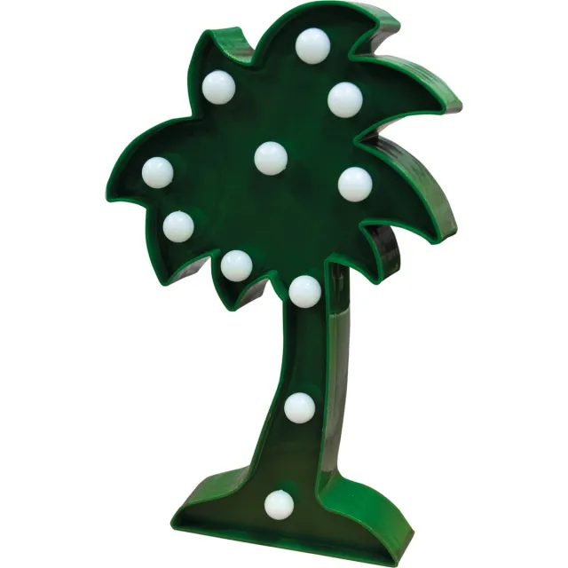 St. Helens Home & Garden Palmboom LED staand licht groen