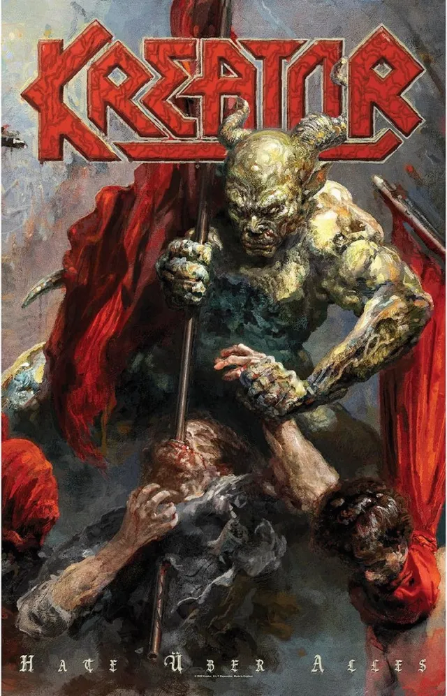 Razamataz Kreator - Hate Uber Alles - Textiel postervlag Multi colour