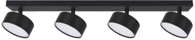 Kobi LUNVIGO plafondspot 4x GX53 zwart - opbouw armatuur - lengte 59cm | 4x GX53 | Max 35 watt