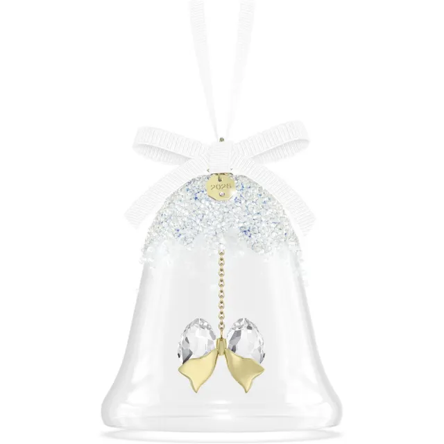 Swarovski Jaarlijkse Editie Ornament Kerstklok 2026 5732532 wit