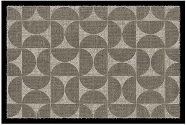 MD-Entree MD Entree - Deurmat - Schoonloopmat - Emotion - Diabolo Graphite - 50 x 75 cm Zwart