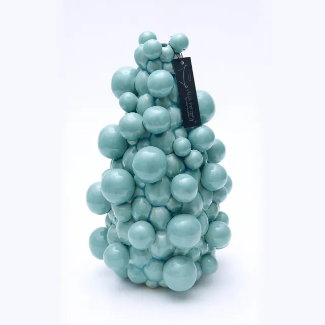 Villa Pottery Vaas - Villa Pottery - Decoratie - Woondecoratie - Keramiek - Blub & Blub 1_1 Blue Blauw