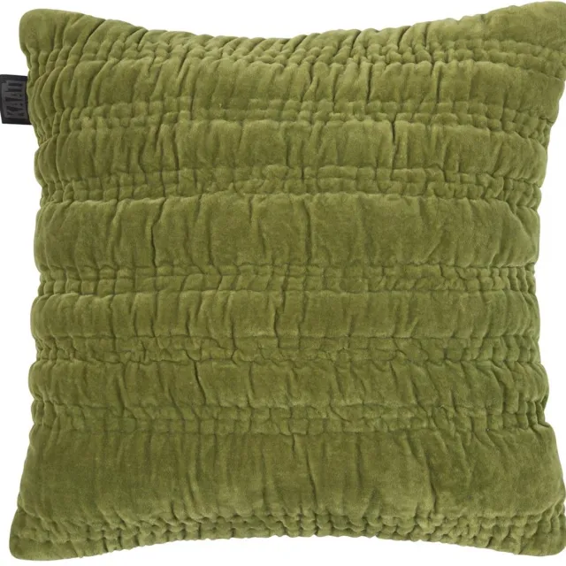 KAAT Amsterdam Quilta Sierkussen - 43x43 cm - Olijfgroen