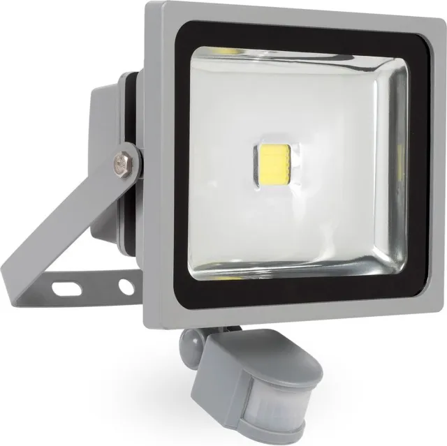 Powerplus POWLI241 LED Schijnwerper - Met bewegingssensor - 30 Watt - 2160 Lumen Grijs