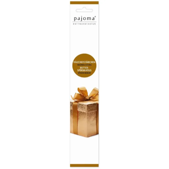 Pajoma Kerst Wierookstokjes - Speculaas - Pajoma | 1x 10 Stokjes - Kerstgeur | Wierook - Kerst & Winter Bruin