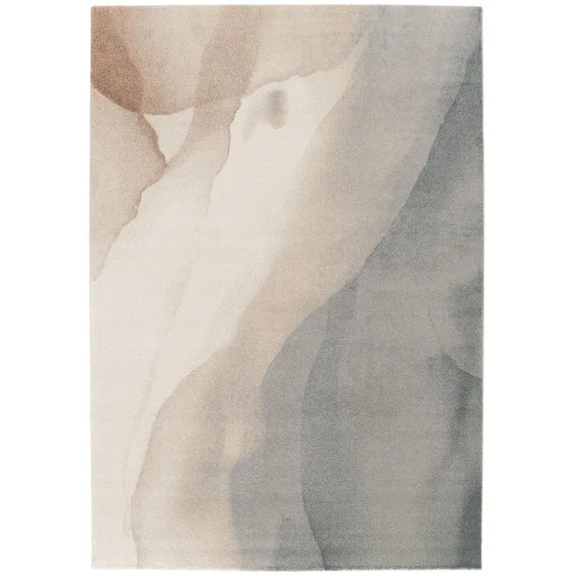 AFK Living Abstract tapijt van gerecycled polyester AQUARELLE veelkleurig