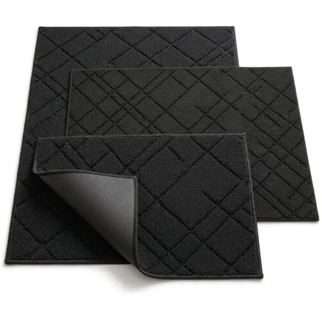 Br@ndless Schoonloopmat - Droogloopmat Binnen - Antislip - Zwart