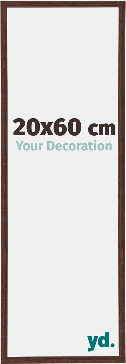 yd. Your Decoration - Fotolijst 20x60 cm - Kunststof - Bruin - Annecy