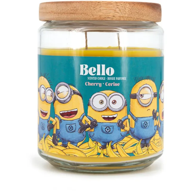 Minions Geurkaars - 12,5x10x10 cm - 510 g - roze geel