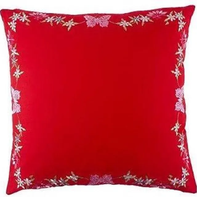 Room Seven Gipsy - Sierkussen - Rood - 40x40 cm