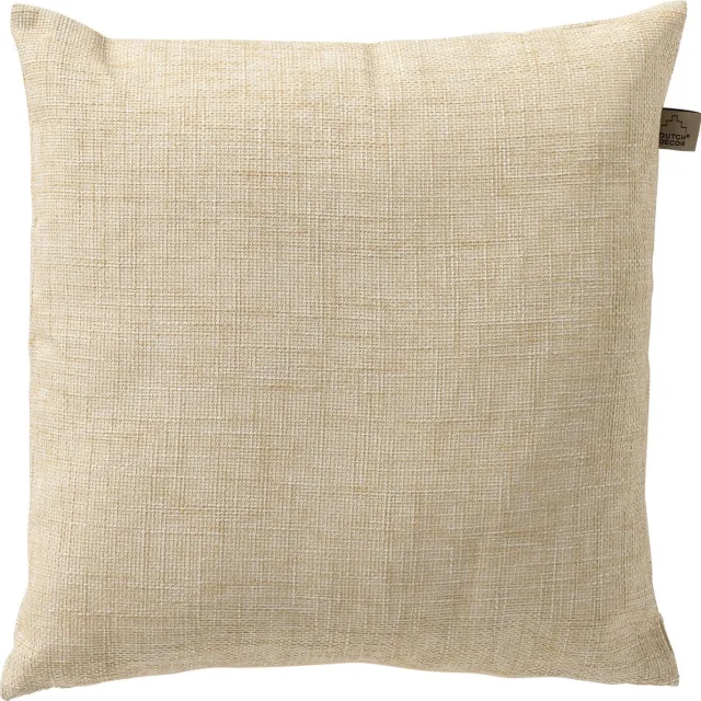 Dutch Decor NERIDA - kussenhoes outdoor 45x45 cm - waterafstotend en uv-bestendig - Creme Brulee - beige