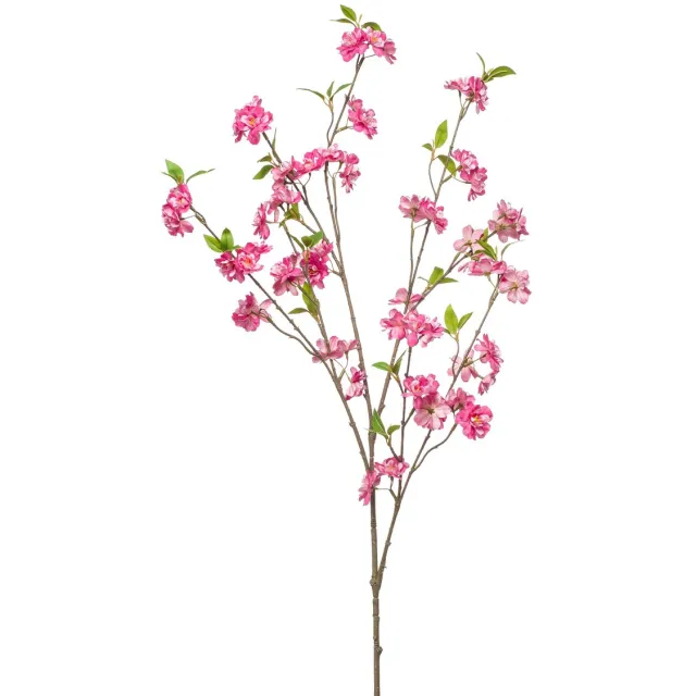 Emerald Kunstbloem Kersenbloesem tros 120cm fuchsia - Kunstplant voor binnen