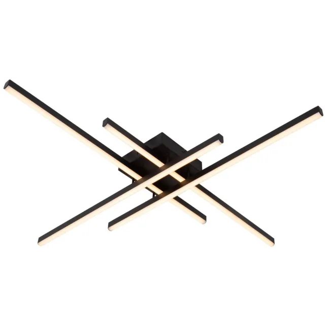 Lucide NOVAK - Plafonnière - LED Dimb. - CCT - 1x42W 2700K/4 NOVAK zwart