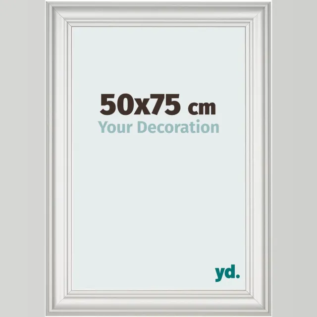 yd. Your Decoration - Fotolijst 50x75 cm - MDF - Wit Geveegd - Lazio