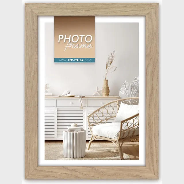 Zep Houten Fotolijst Vivan 7 Lichtbruin voor foto formaat 13x18 - V33577