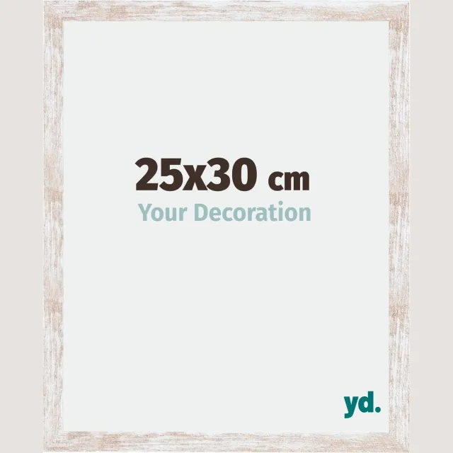 yd. Your Decoration - Fotolijst 25x30 cm - MDF - White Wash - Catania