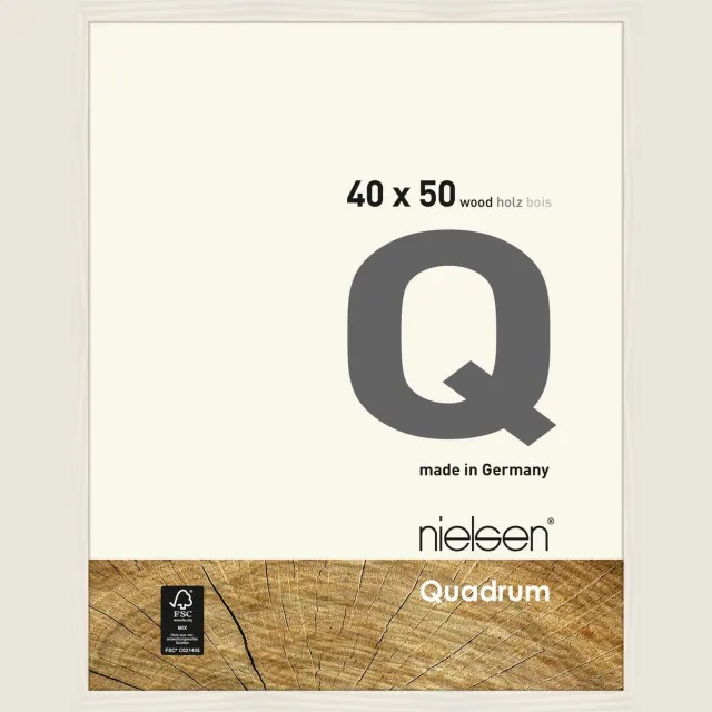 Nielsen Quadrum Houten Wissellijst White 40x50cm Wit