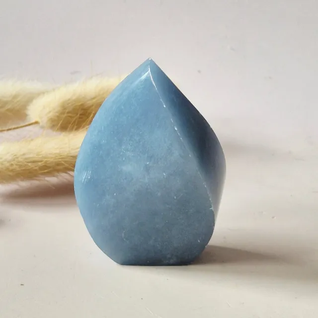 Moonlight Gemstones Angeliet Flame (±5-7 cm) – Kalmerende Edelsteen voor Rust & Spirituele Verbinding Meerkleurig