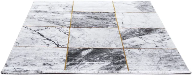 Dutch Lifestyle Carrara A - PP/Jute - Vloerkleed - Multicolor Grijs