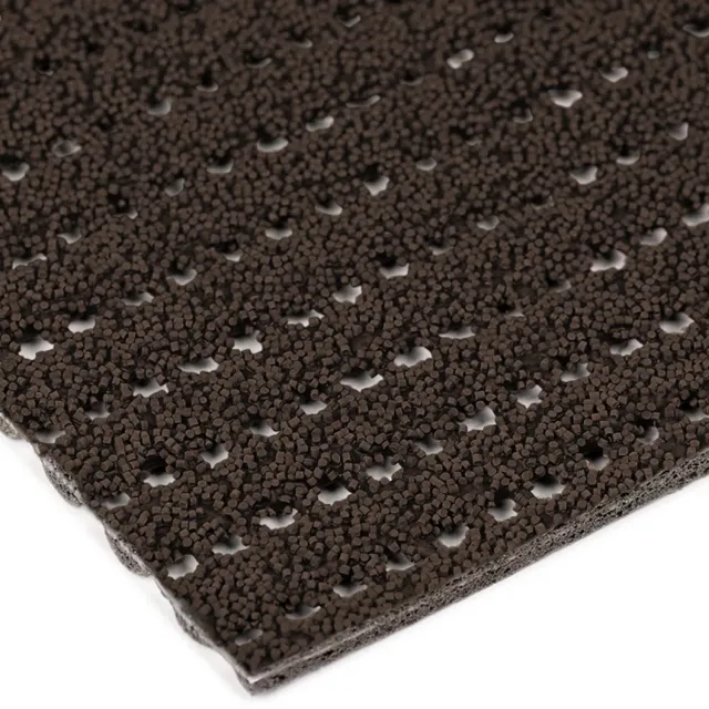 Rubbermagazijn Antislipmat op rol - Kleur Lava - Breedte 100cm - Lengte 150cm - Antislip deurmatten - R13 classificatie Bruin