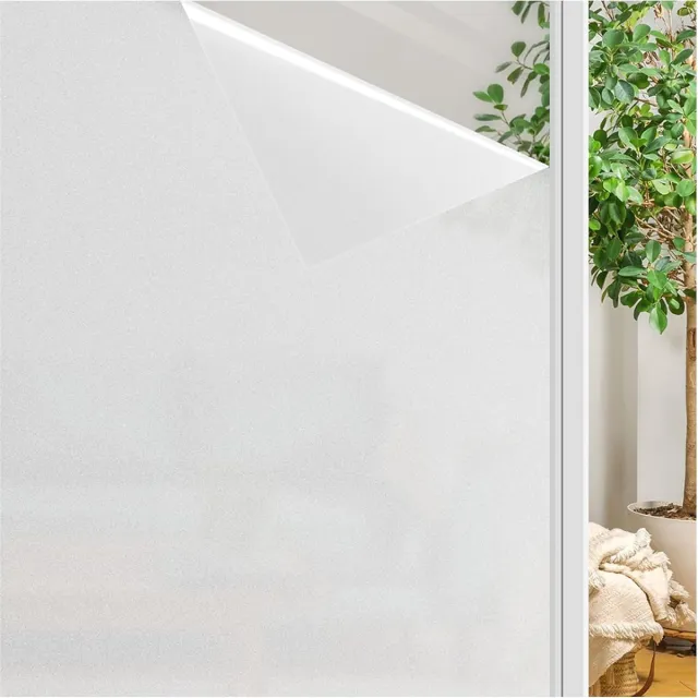 Solacis Privacy Folie Raam - Raamfolie - Folie Raam - Zichtwerend - Anti Inkijk Raamfolie - Must have voor uw privacy! wit