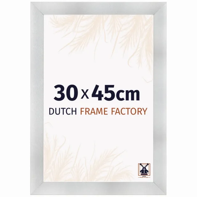 Dutch Frame Factory Fotolijst 30x45 cm - MDF - Aluminium Geborsteld - Praag