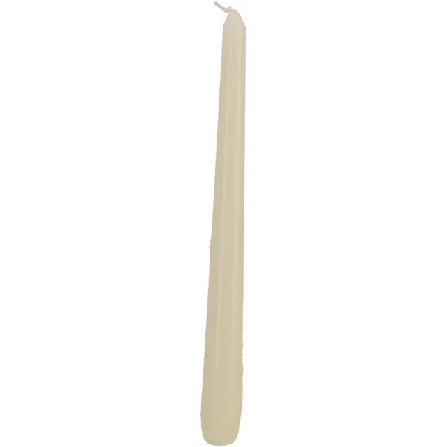 Bolsius Gotische kaarsen - 245/24 - 4 stuks per verpakking - Soft Pearl wit