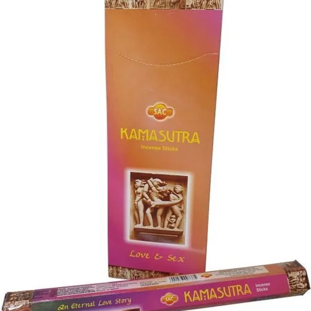 Sac Kamasutra Wierookstokjes - 6 doosjes van 20 stuks Multi