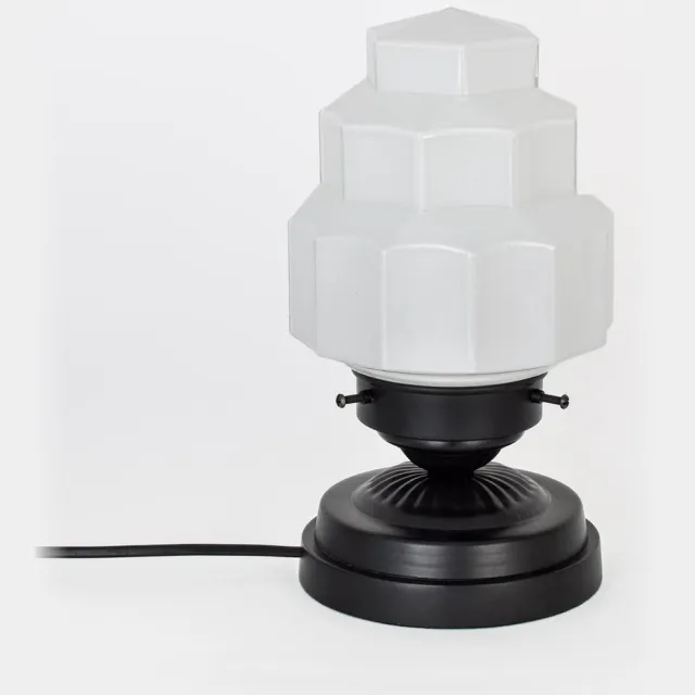 Coloured by Art Lage Tafellamp Empire Moonlight - Art Deco Trade Zwart