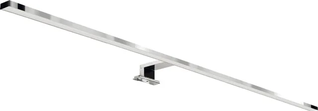 STRÜHM ROXANA LED Spiegelverlichting - Badkamer Lamp - Schilderijverlichting - Rechthoek 15W - 1650 Lumen - 4100K Daglicht wit - Glans Chroom Aluminium - 900 mm - IP44 chrome