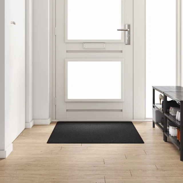 vidaXL Tapijt Loper Antraciet 100 x 150 cm 100% Polypropyleen, foto 2