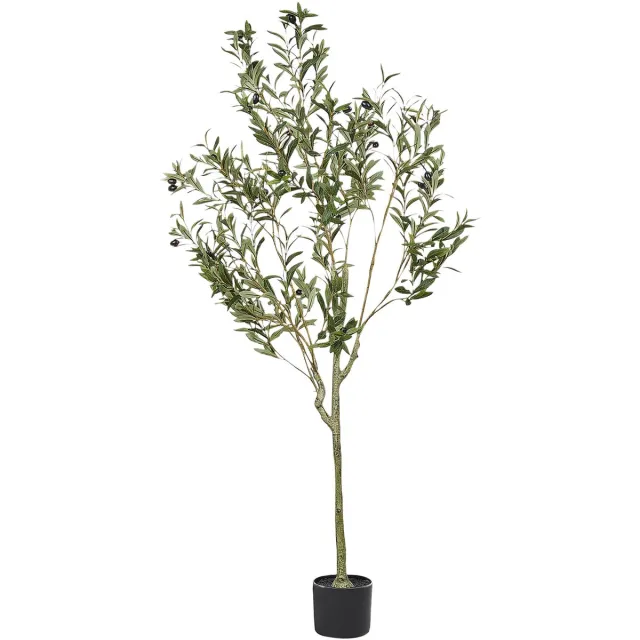 Beliani OLIVE TREE - Kunstplant - Groen - 153 cm - Synthetisch