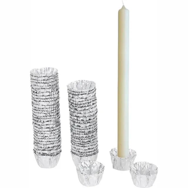 Home & Styling Kaarsenpassingen doosje a 60 stuks multi